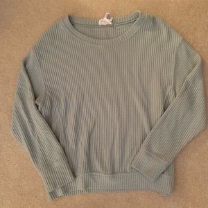 Women’s waffle knit sweater